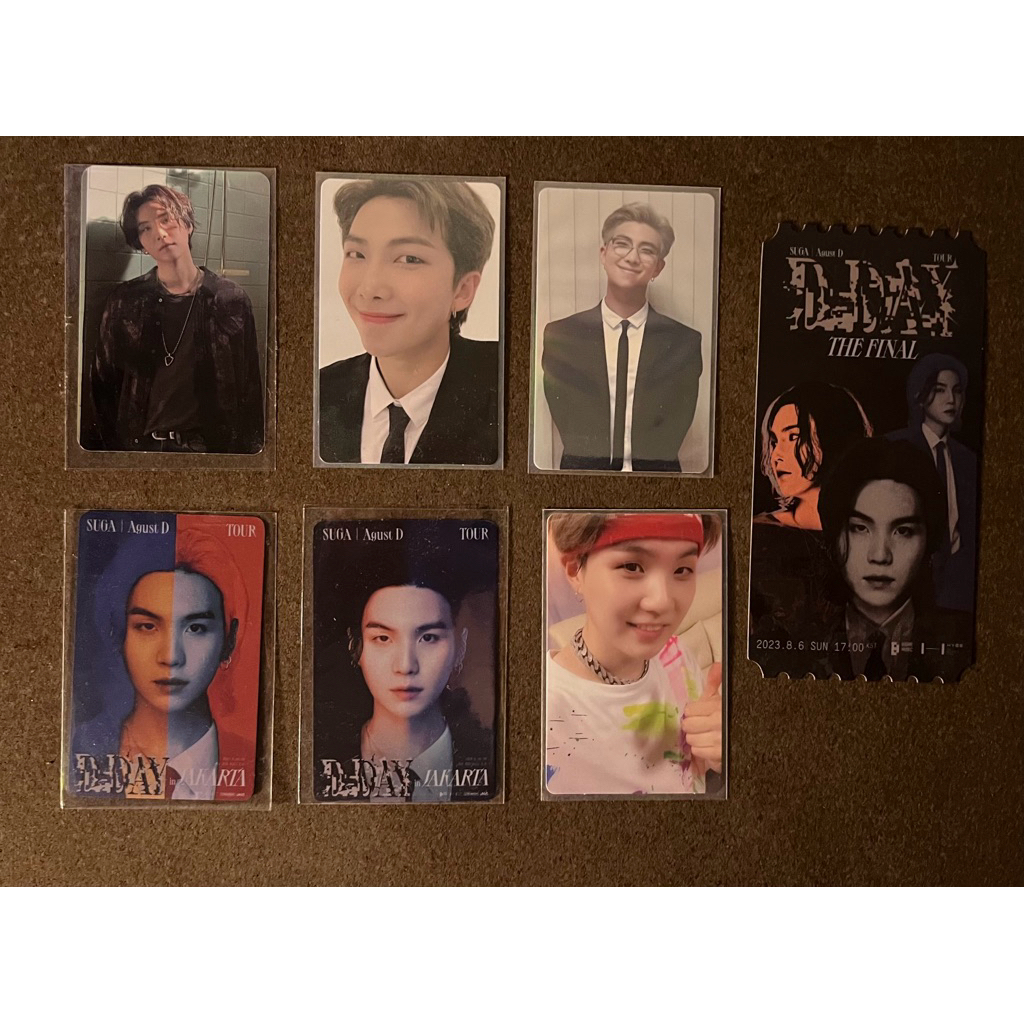 Official BTS Photocard Memories 2018 2020 Suga D-Day Magic Shop Seoul
