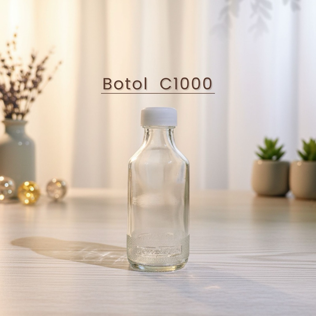 Botol Kaca C1000|Botol Kaca 150ml|Botol Madu[TERMURAH]