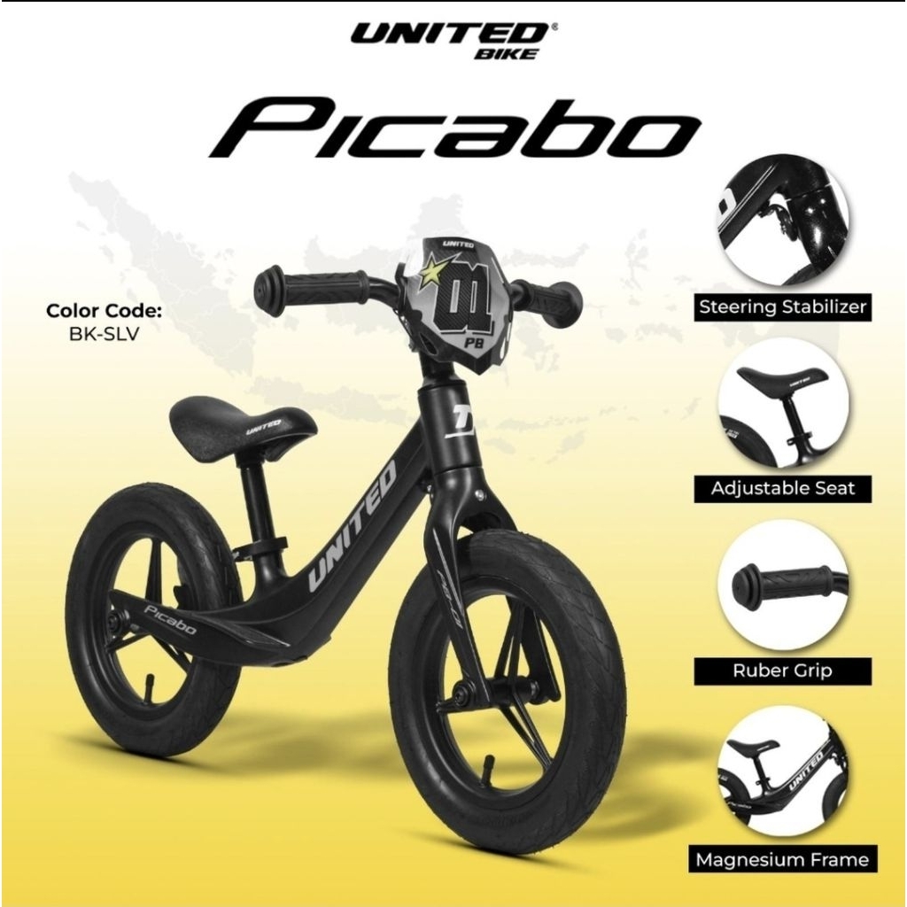 UNITED SEPEDA ANAK PUSHBIKE BALANCE 12 PICABO