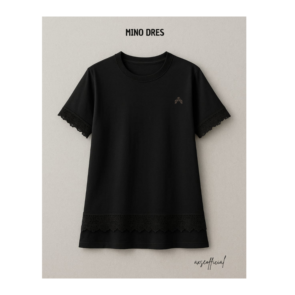 AXSEOFFICIAL T-Shirt Dress Tencel  COMING SOON Fashion Petite untuk Tubuh Mungil