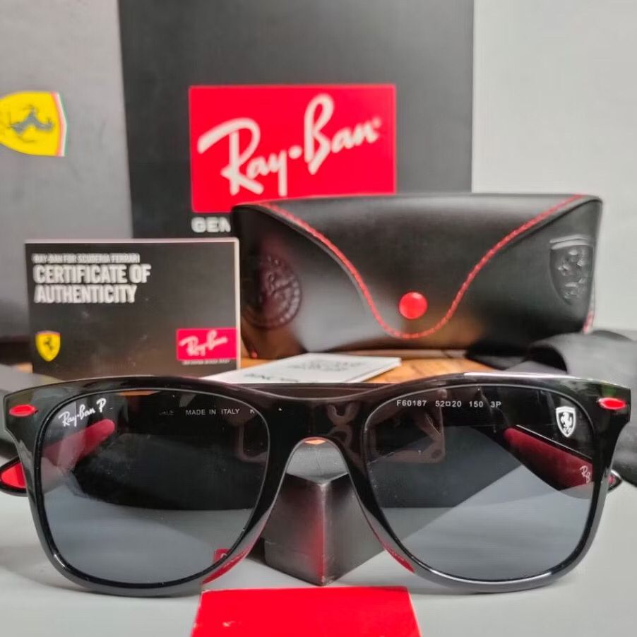KACAMATA RAYBAN FERRARI LITEFORCE RB4195 F601/H2 BLACK GRADIENT ORIGINAL