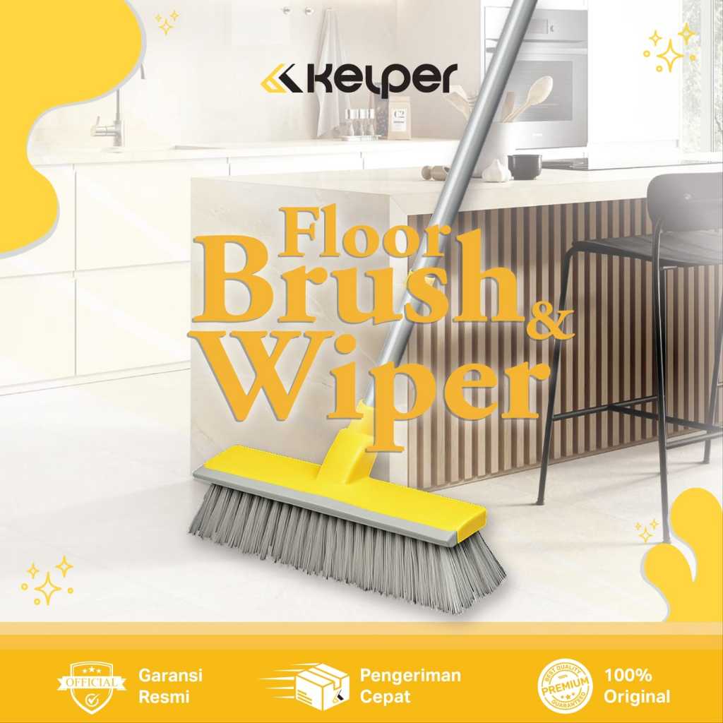 KELPER SIKAT LANTAI DORONG 2 IN 1 DAN SEROKAN AIR TELESKOPIK