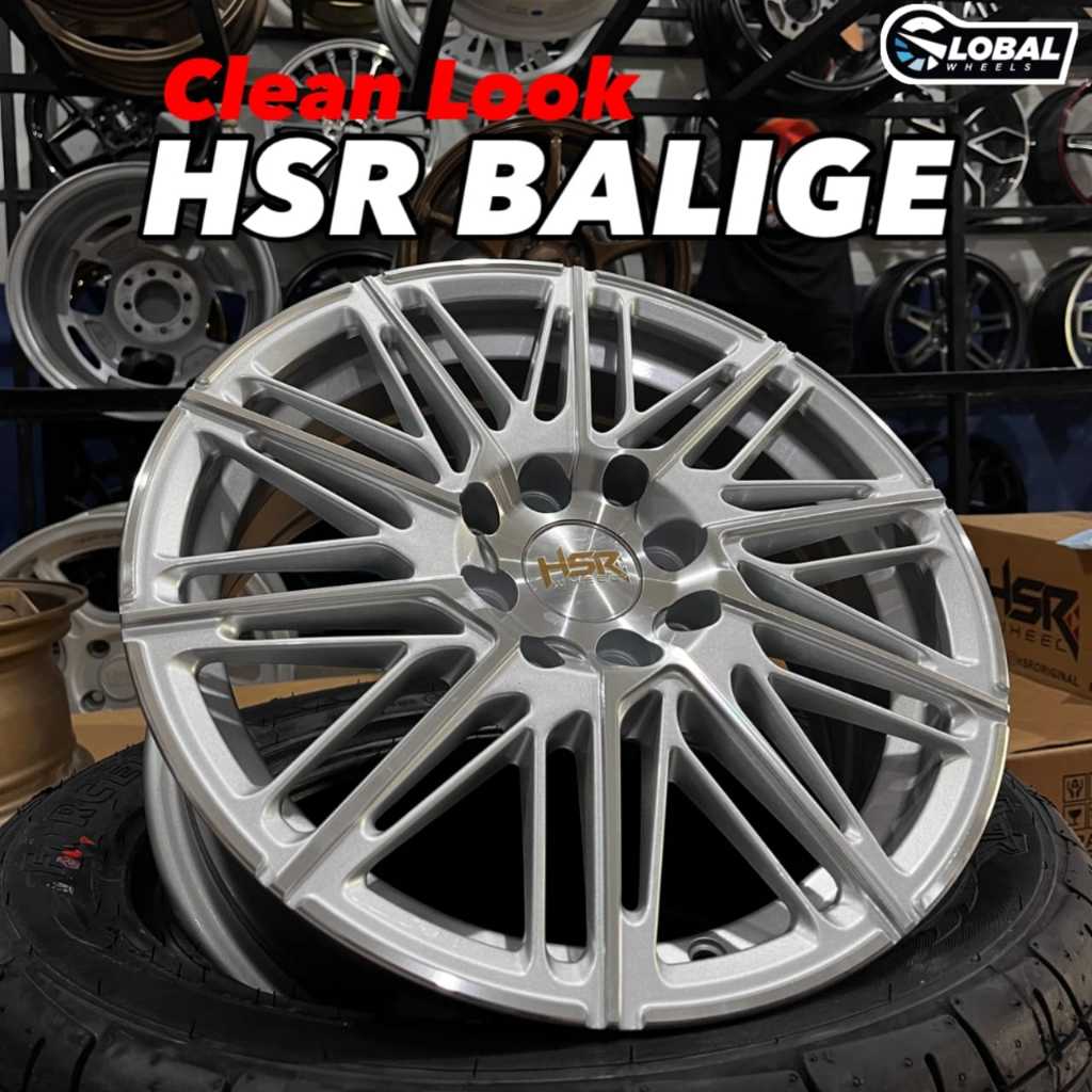 Velg Mobil Racing Chrome Ring 15 HSR Balige Original Bestfor Avanza,Xenia,Brio