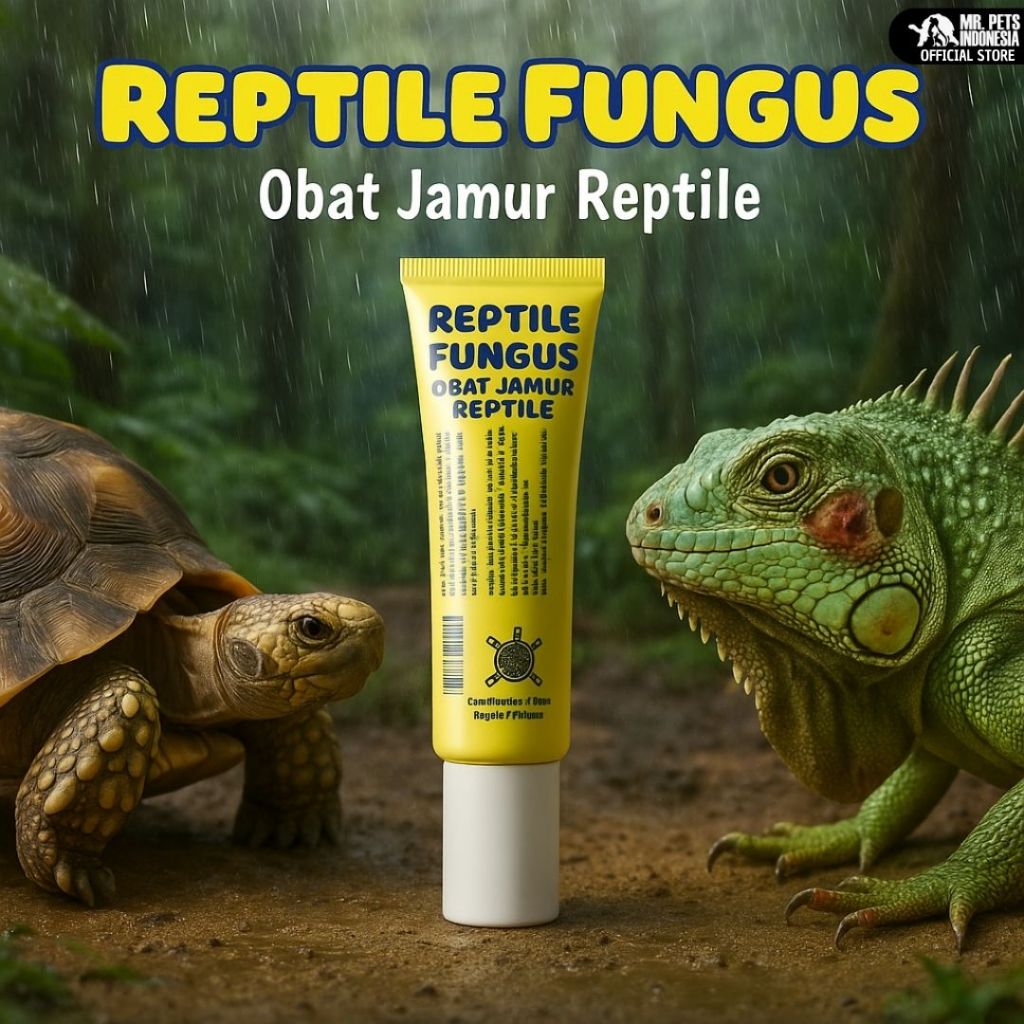 MR TORTO - REPTILE FUNGUS / OBAT JAMUR REPTIL / OBAT JAMUR KURA KURA / SULCATA / ALDABRA / PARDALIS 