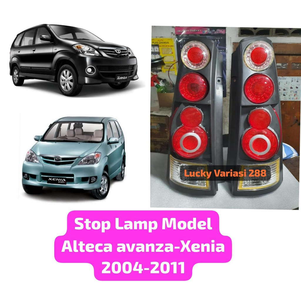STOP LAMP LAMPU STOP TAIL LAMP  VARIASI MODEL ALTECA TOYOTA DAIHATSU AVANZA XENIA 2003 2004 2005 200