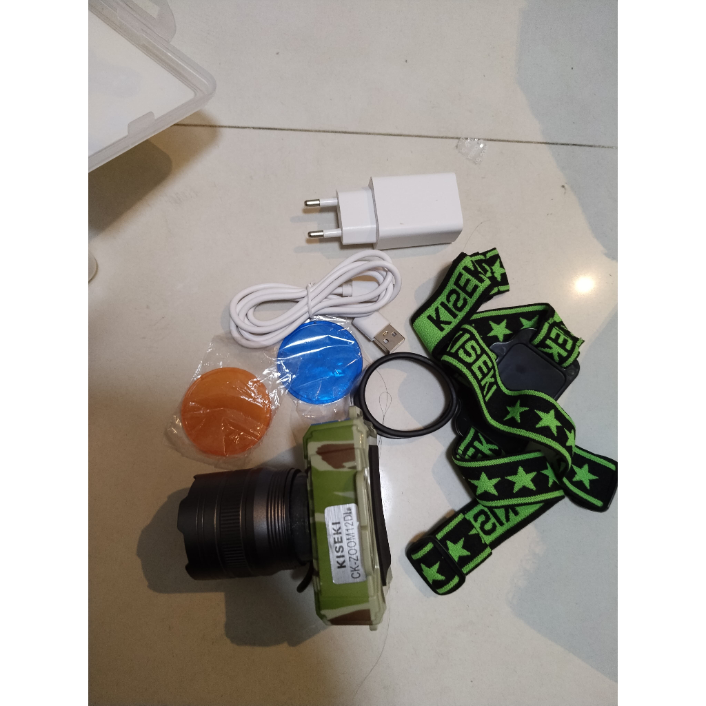 SENTER KEPALA KISEKI CK-ZOOM 12 DL 300W ASLI TERMURAH