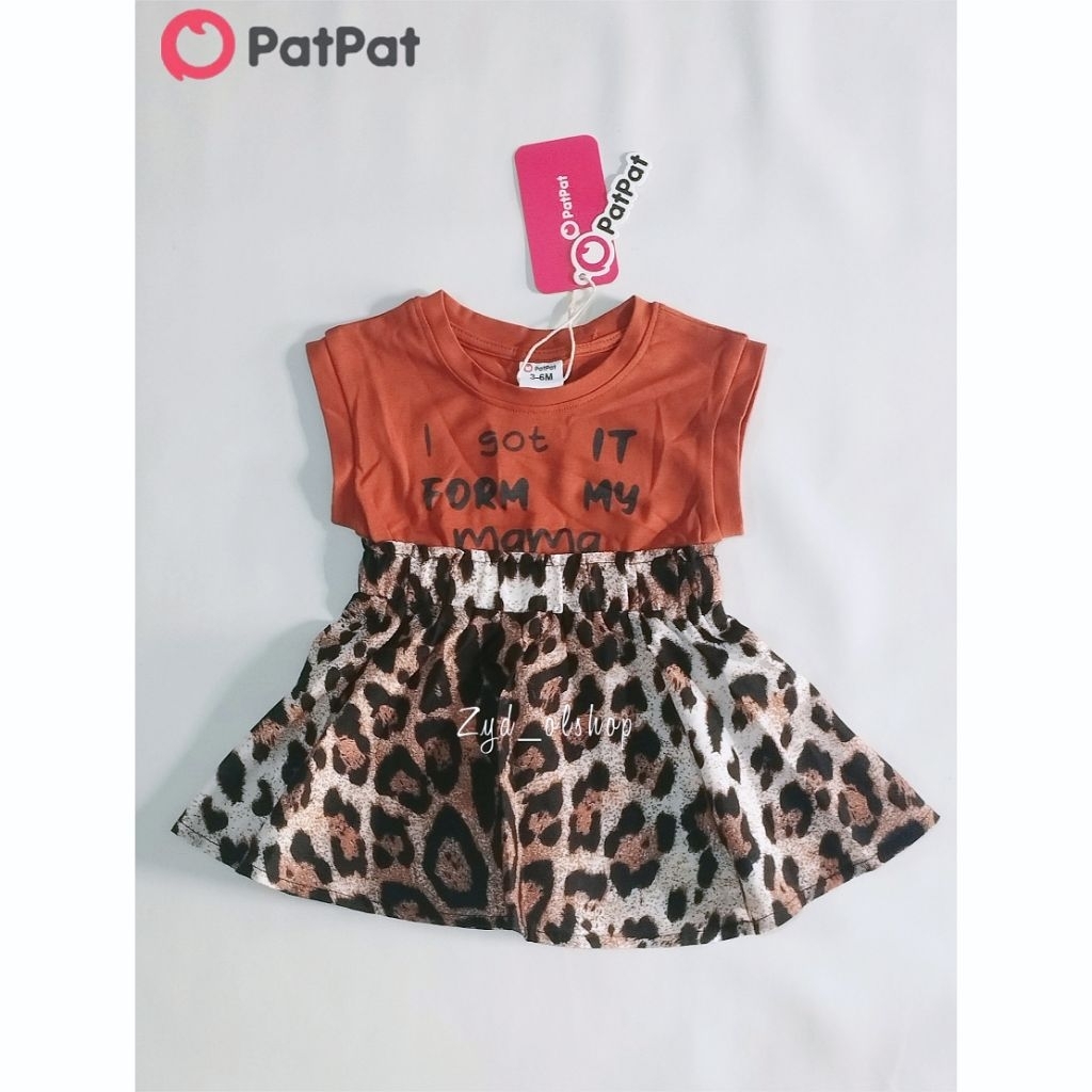 Dress Patpat Bayi perempuan 3-6M | Patpat Dress Baby Girl