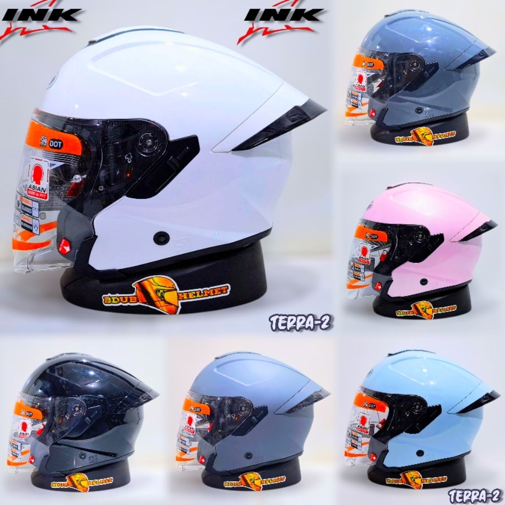 Helm Ink Terra 2 Double Visor 100% Original INK