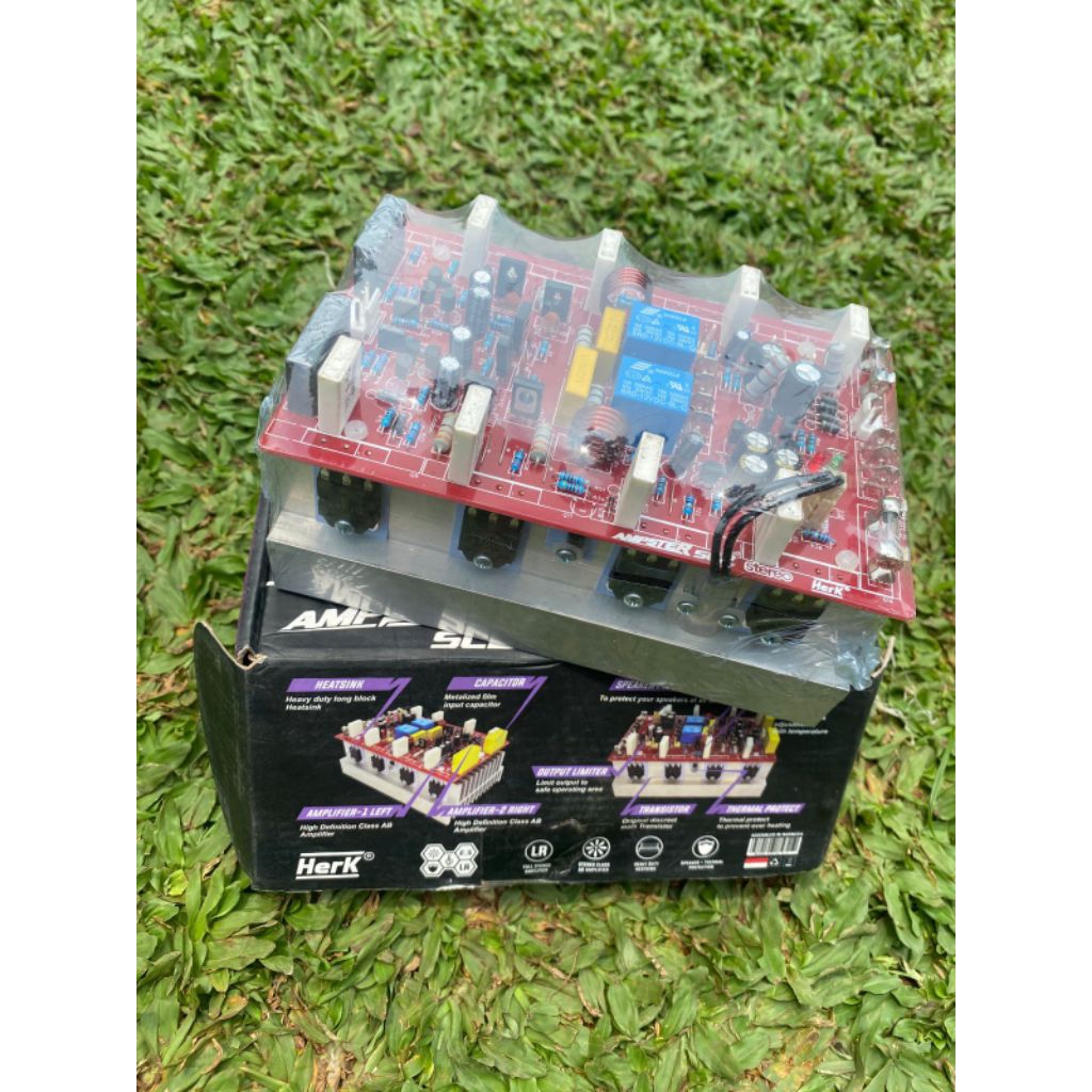 Kit power amplifier, stereo aktif ampster sc2  sc-2 sc 2 2x200w 400watt