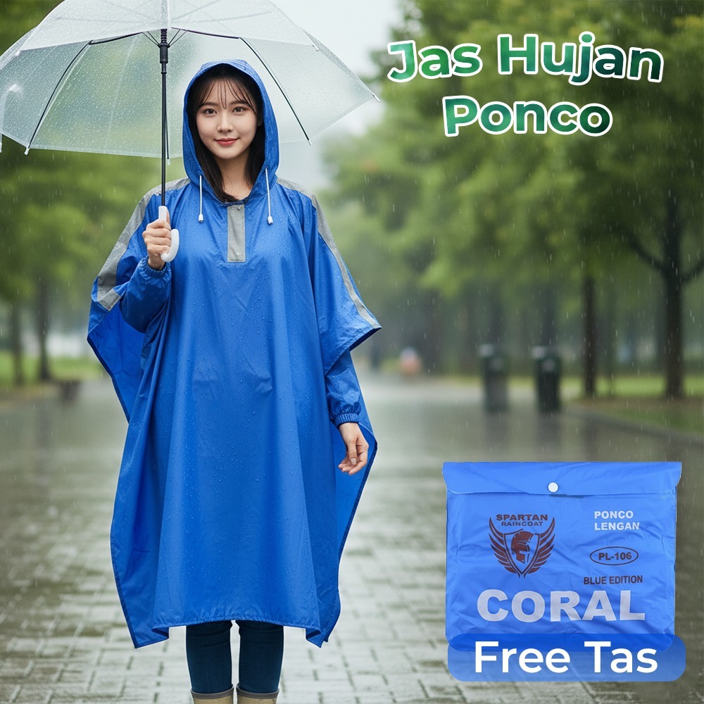 Jas Hujan Motor Terbaik Dewasa Terbaik Ponco Lengan PL 106