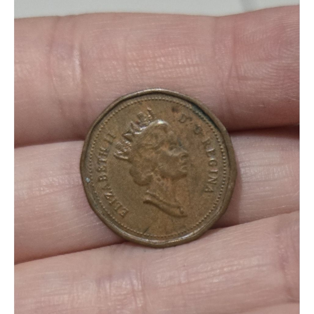Koin 1 cent Canada (a penny) tahun 1993