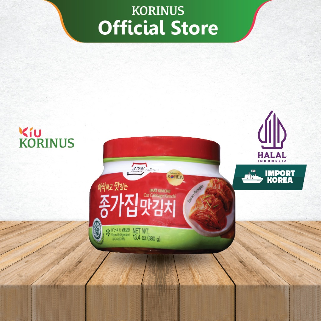 [JONGGA] Kimchi Potongan Sawi / Cut Cabbage Kimchi / Kimchi Korea / Halal 380g