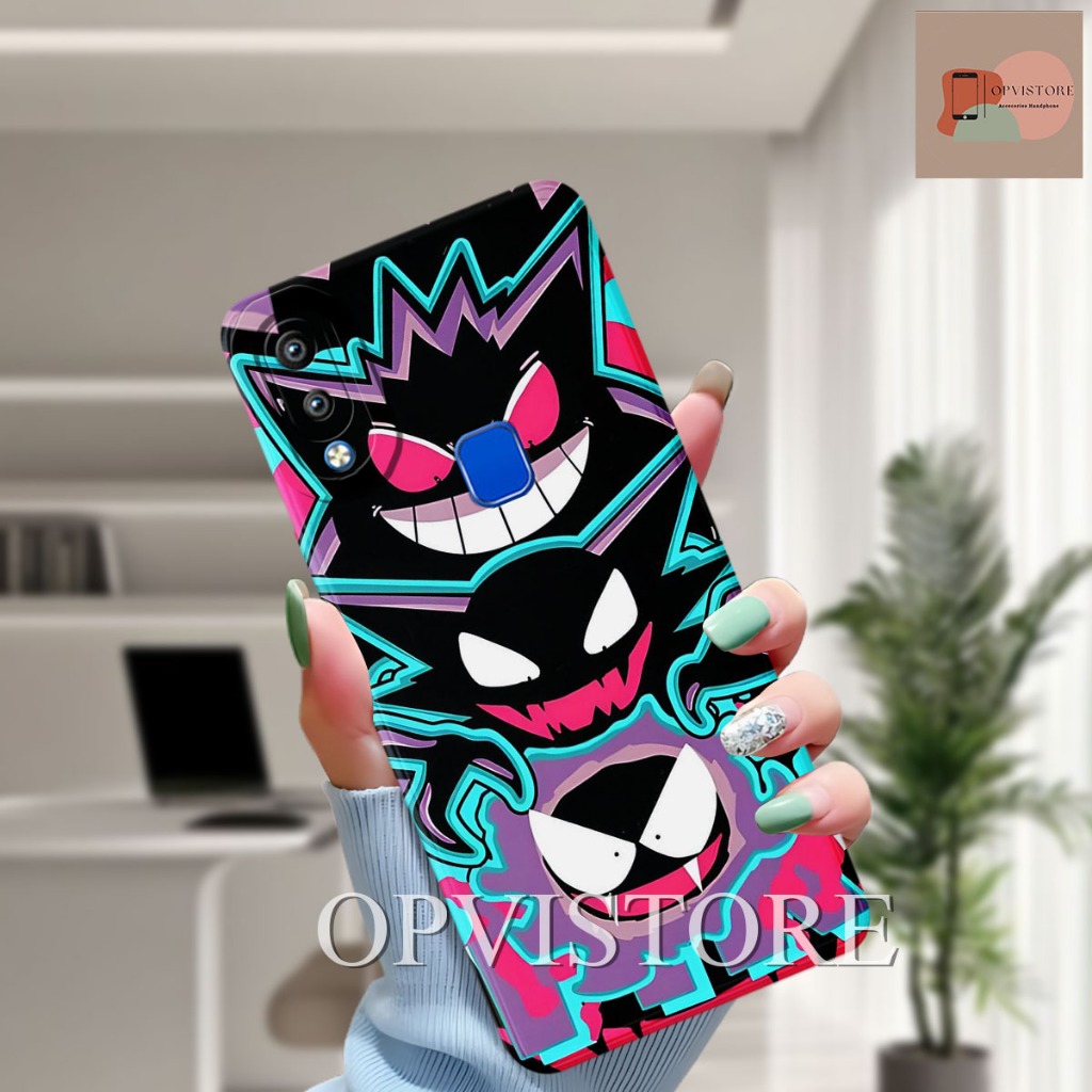 Case Vivo Y91 - Y93 - Y95 - Y91c - Y1s Fashion Case Softcase Macaron Protect Camera Kesing Hp Casing