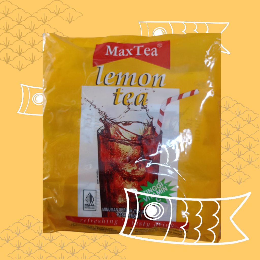 Max Tea  Lemon Tea /MaxTea Bungkus 30s × 25g 750g