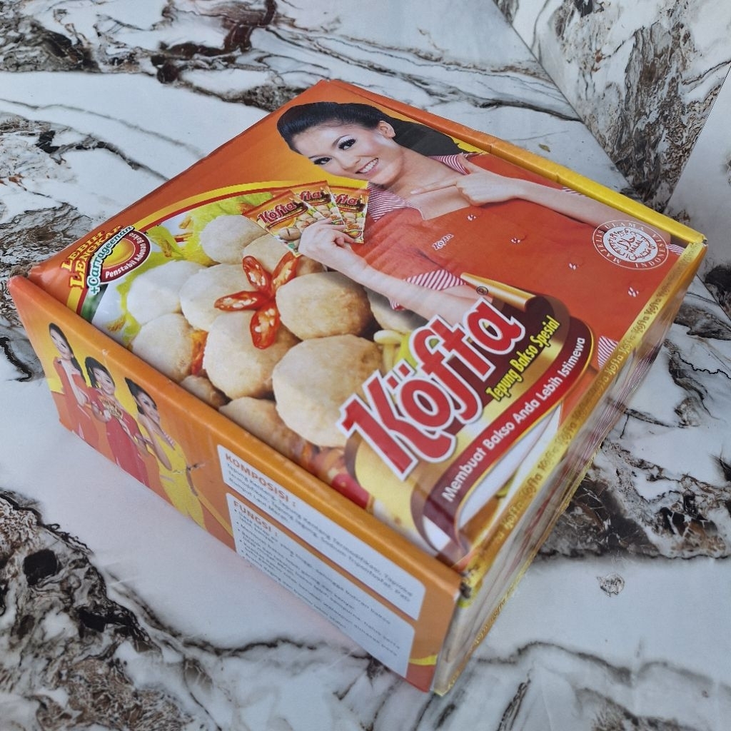 [1 DUS] KOFTA Tepung Bakso Pengenyal Sari Bumbu Spesial 1 Karton Dos