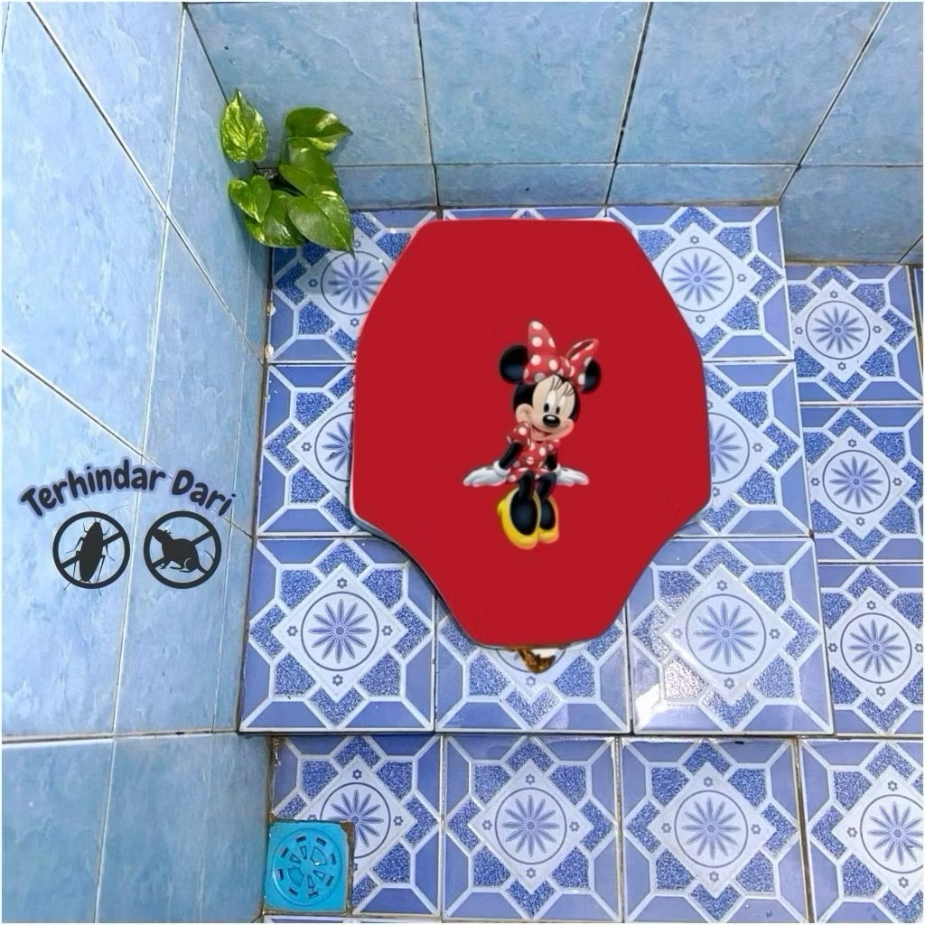 Tutup Kloset WC jongkok untuk merk ina dan toto bahan karet