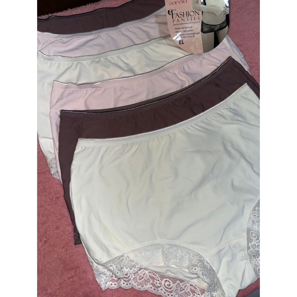 1 PCS SORELLA PANTY/CELANA DALAM WANITA PREMIUM ULTRA SMOOTH(WARNA MIX,SIZE XL)S-24-080510