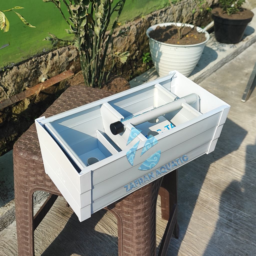 Filter Talang Aquarium 30cm output pipa overflow | filter aquarium | filter akuarium | filter kolam