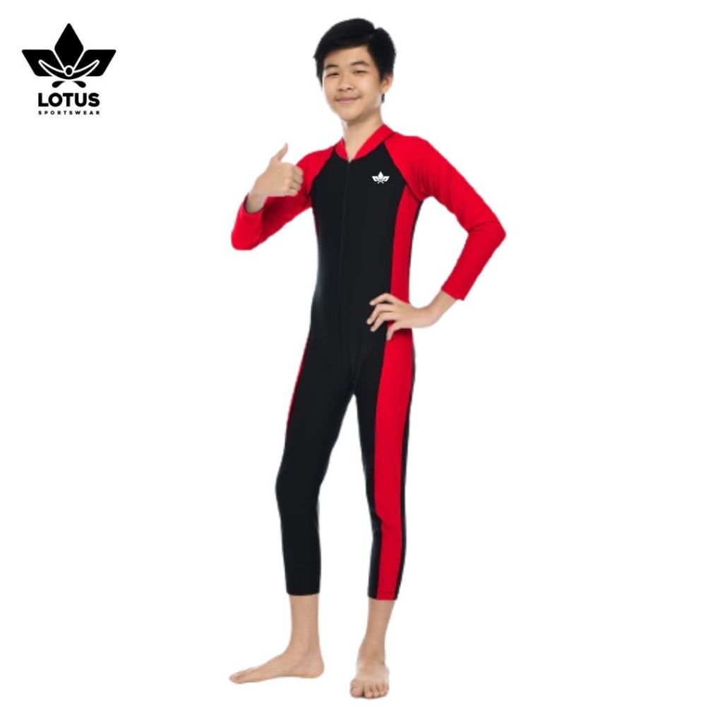 Baju Renang Selam Panjang Laki-laki Anak Dan Remaja Tanggung
