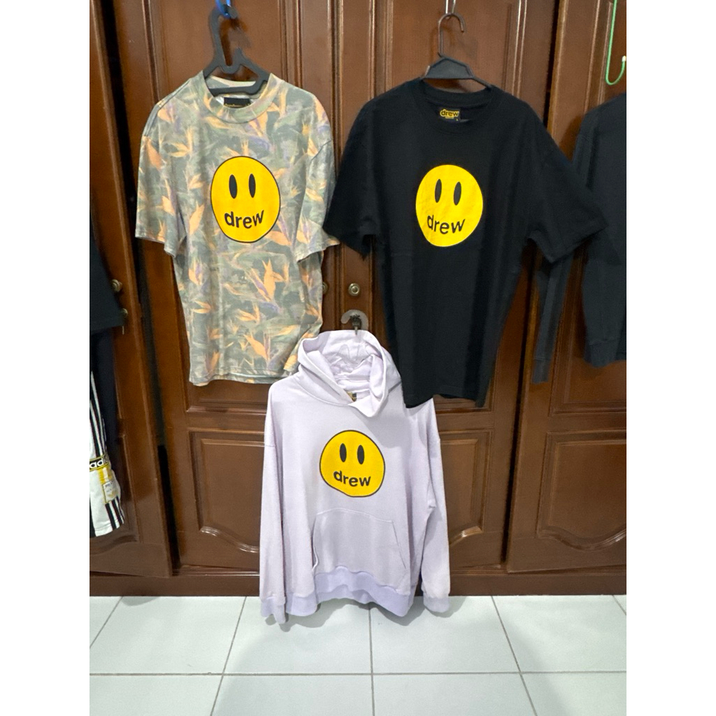 bundling all drew collections tee shirt and hoodie second kaos drew smiley JB