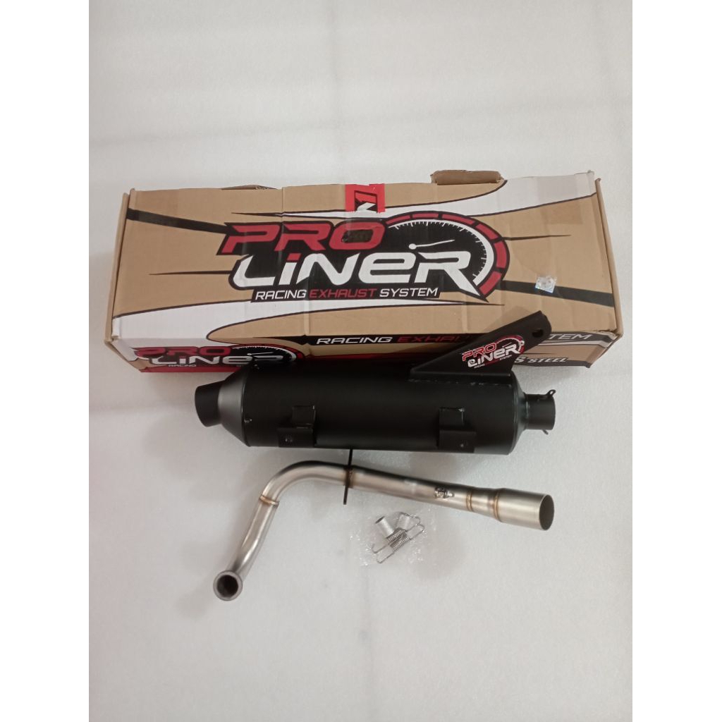 Knalpot Proliner Beat karbu std racing black Original