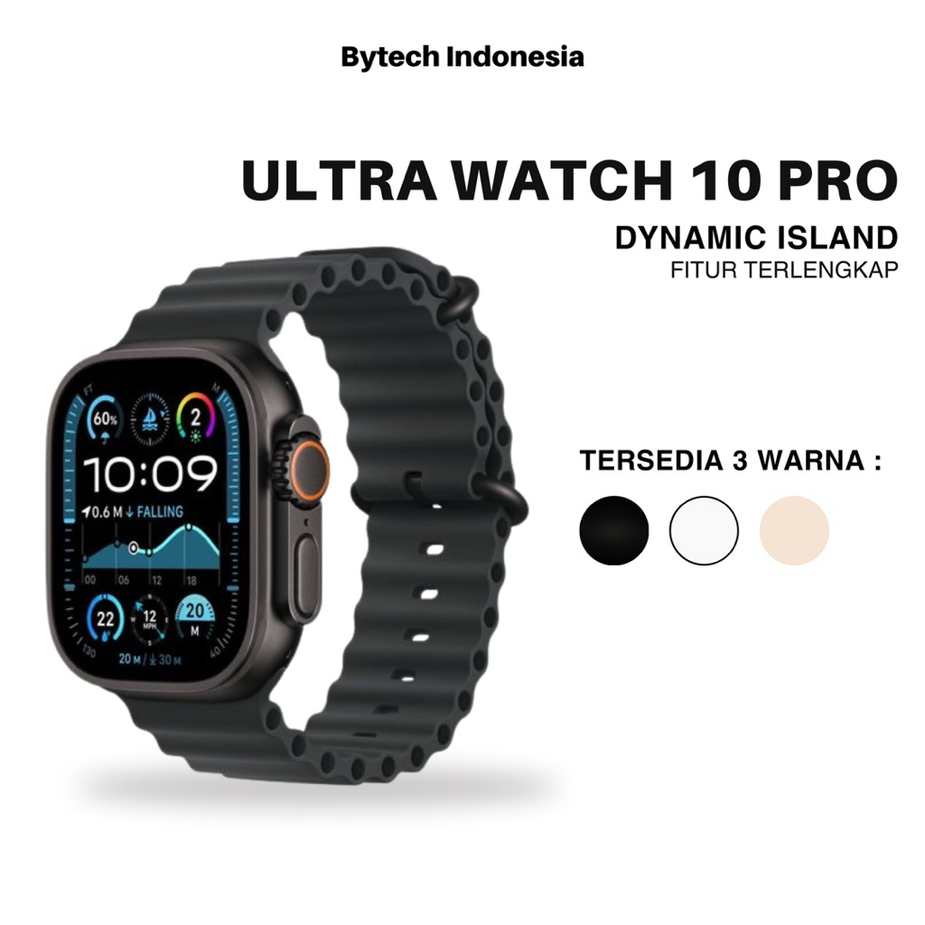 Bytech UltraWatch PRO Smartwatch S10 Pro 2.1 Amoled Screen 49mm with Dynamic Island IP68 Waterproof 