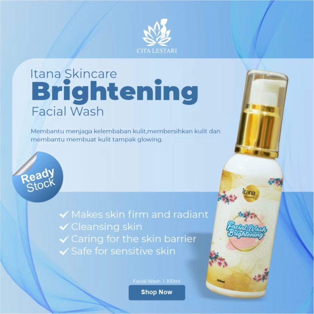 Facial wash itana skincare / sabun cair itana skincare