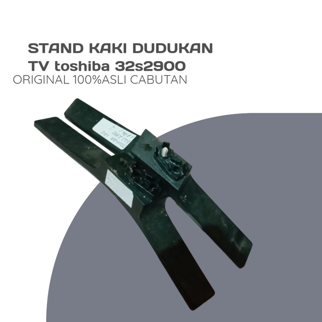 Kak tv led Toshiba+mor i dudukan stand tv toshiba 32s2900 asli