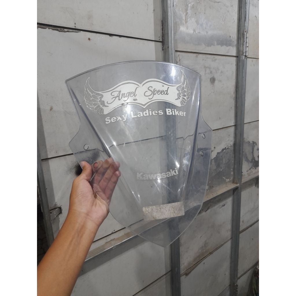 visor winshield kawasaki ninja 250 fi old lama injeksi original