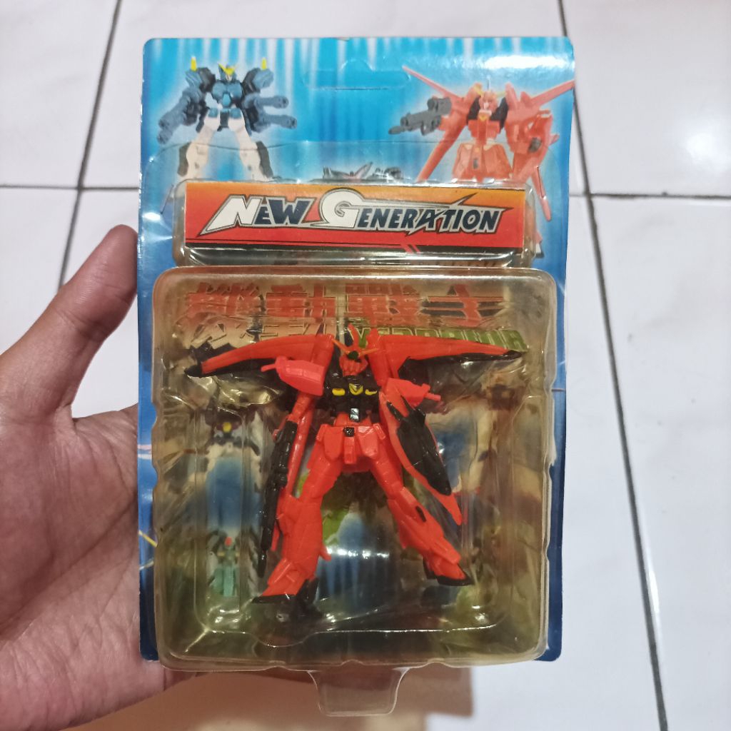 Vintage Gundam Karet New Generation Mainan Action Figure