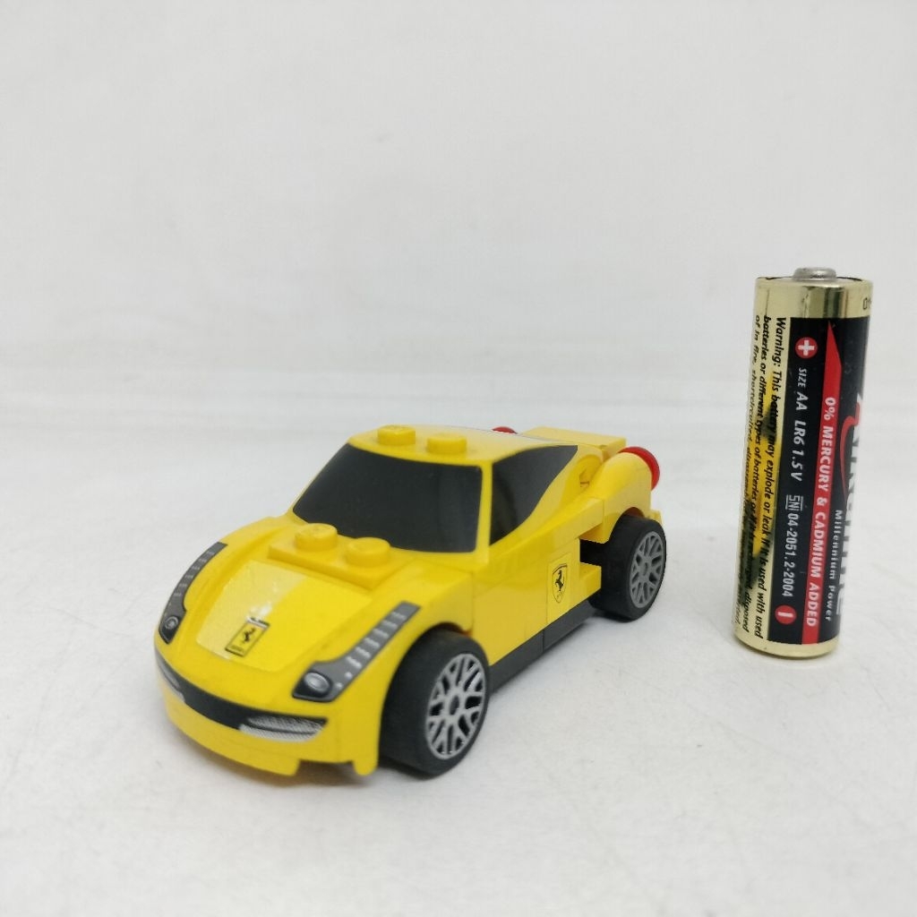 Lego Ori 30194 Ferrari 458 Italia Set Pullback - Second sesuai foto