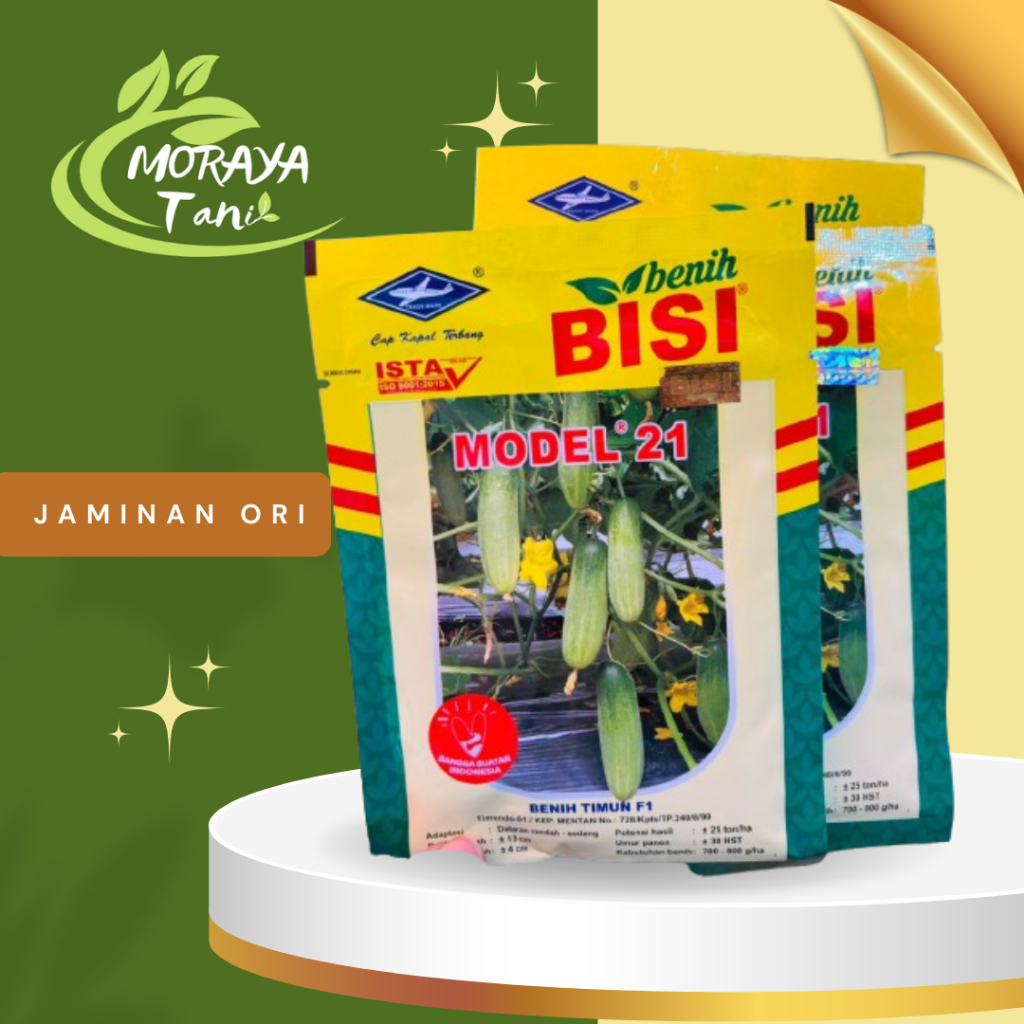 Benih biji Timun Lalap MODEL 21 kemasan 20 gram Bisi Cap Kapal Terbang