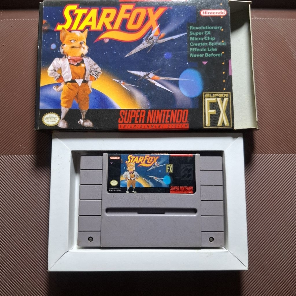 Kaset Super Nintendo Star Fox Second