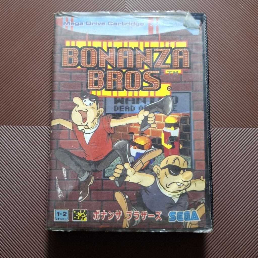 Kaset SEGA Megadrive Original – Bonanza Bros (Japan Version)
