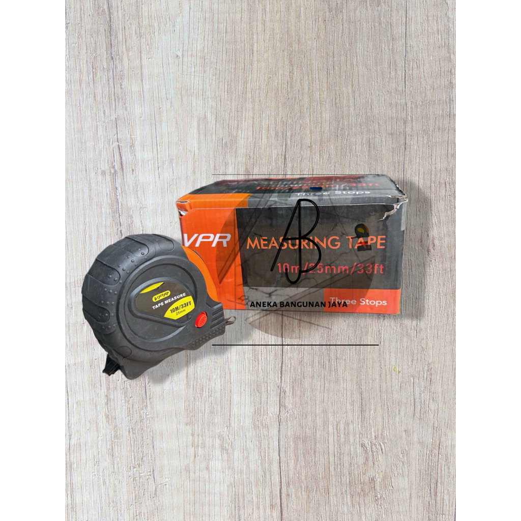 Meteran Tukang 10 Meter / Measuring Tape 10m / Meteran Karet 10 Meter / Meteran 10 Meter