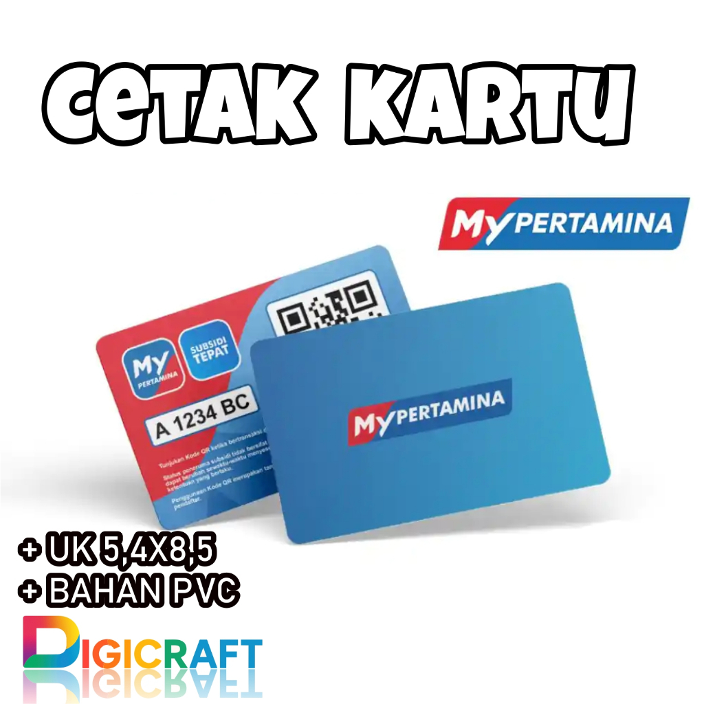 Cetak Kartu PVC Custom Ukuran ATM | ID Card / Member Card Printing | DIGICRAFT