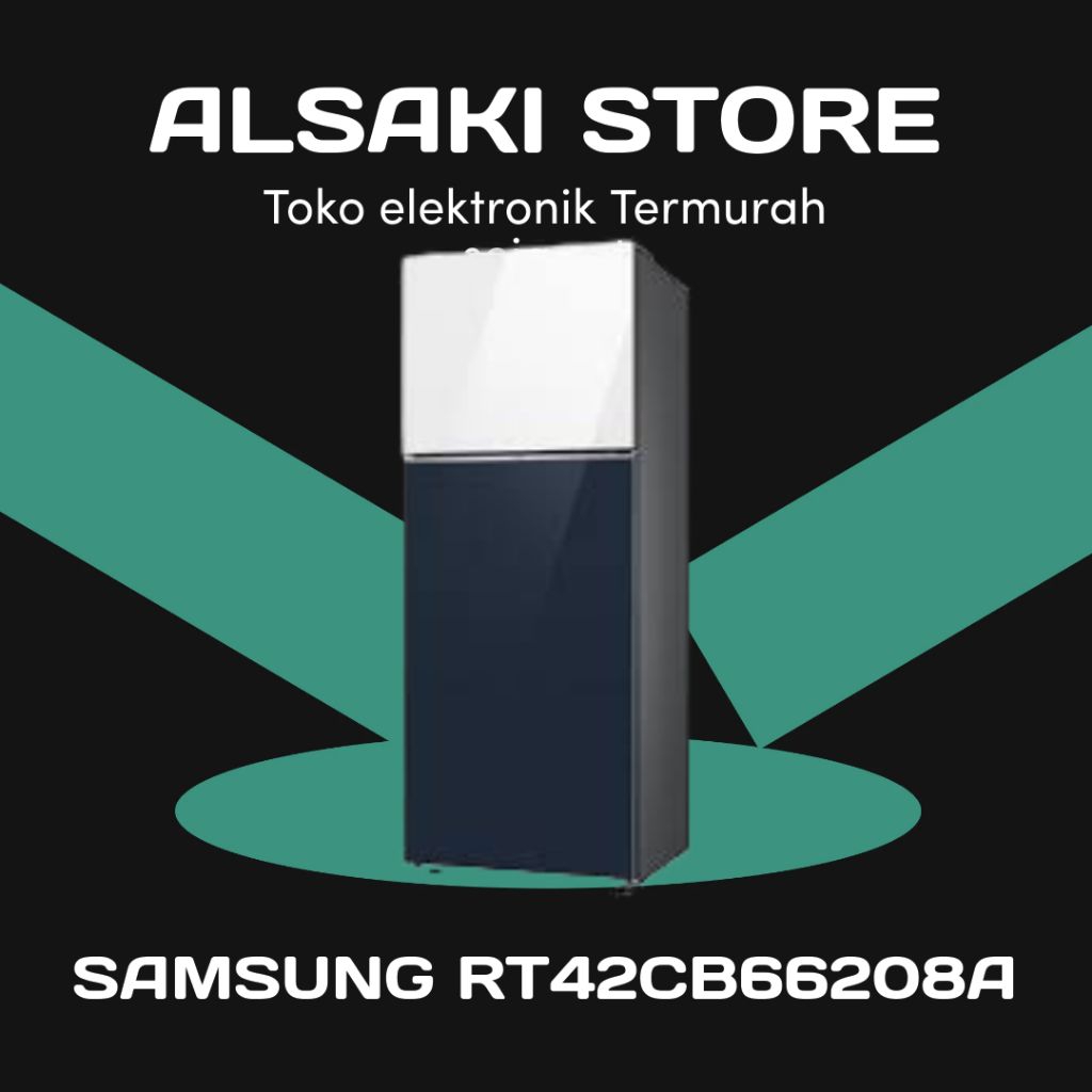 SAMSUNG BESPOKE KULKAS 2 PINTU BESAR REFRIGERATOR RT42CB66208A