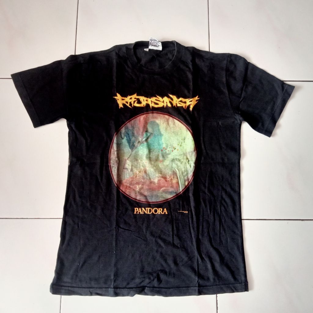 kaos baju metal second rajasinga PANDORA grindcoore logo lama rilisan awal tahun 2009
