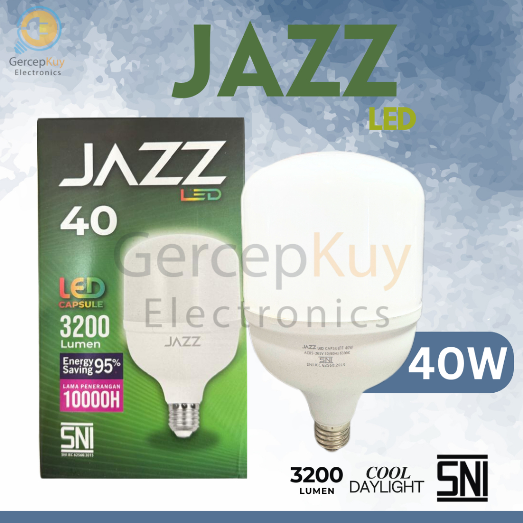 Lampu LED Capsule JAZZ 40 Watt PUTIH E27