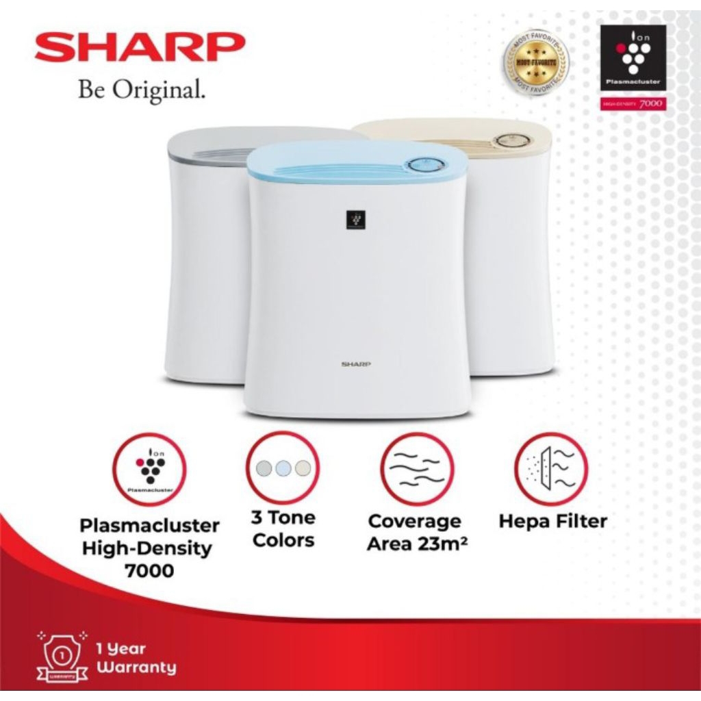AIR PURIFIER SHARP FPF30 - SHARP AIR PURIFIER 21M² - SHARP AIR PURIFIER ANTI VIRUS - PEMBERSIH UDARA