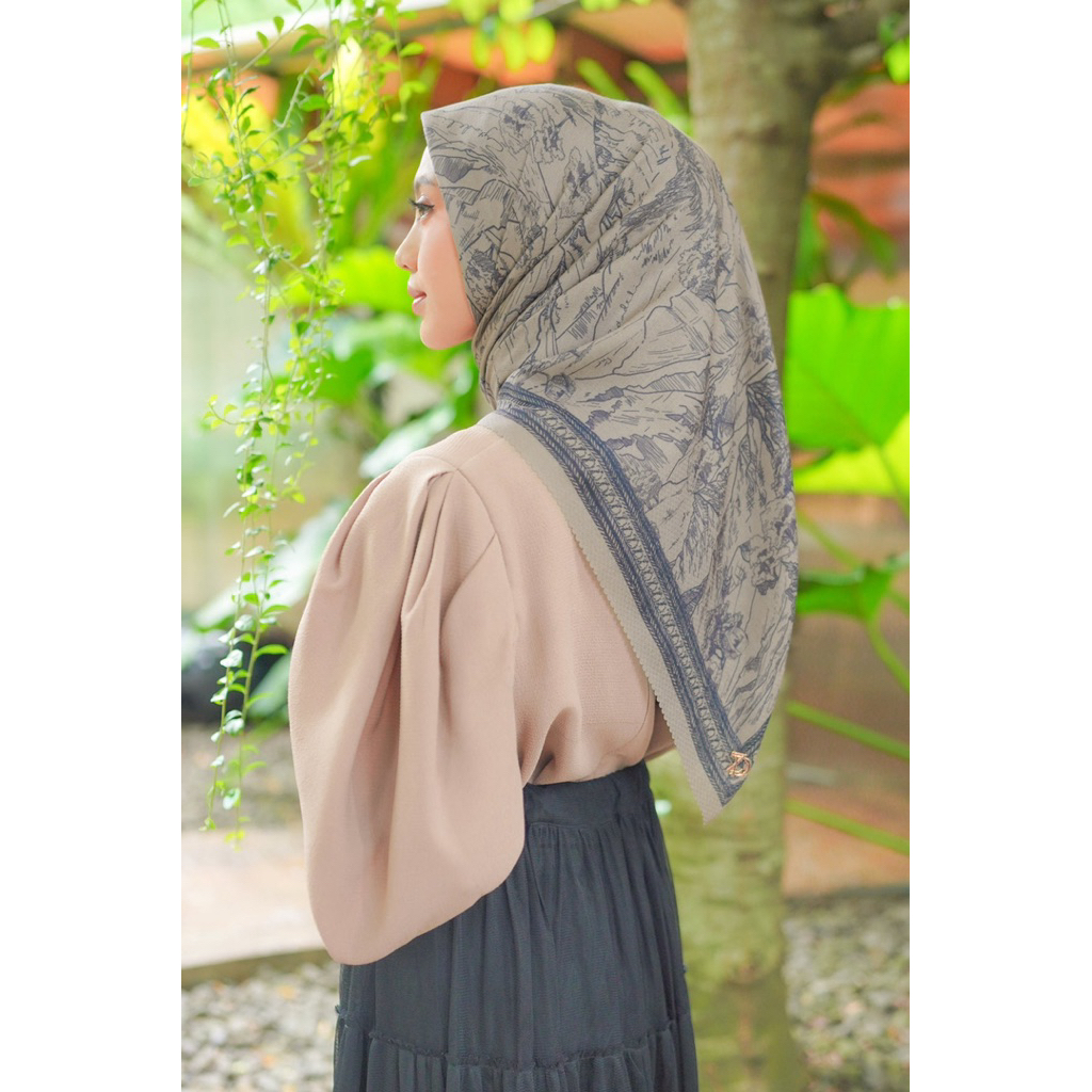 zytadelia scarf BRIENZER SERIES - COFFEE