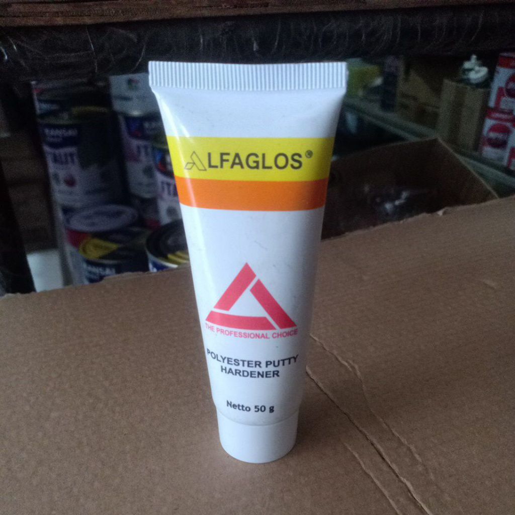 Obat dempul alfagloss pengeras dempul alfagloss 50gram