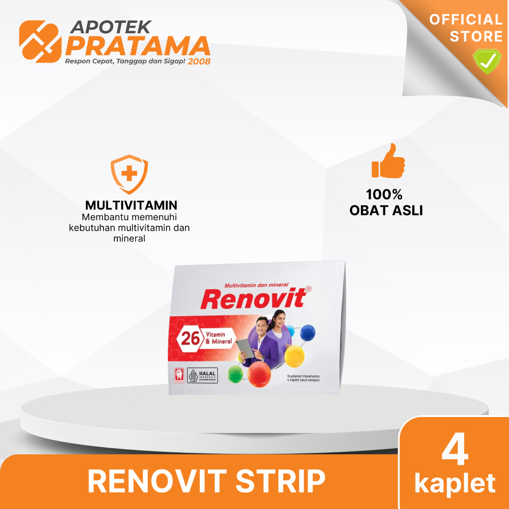 RENOVIT STRIP / RENOVIT GOLD STRIP (4 KAPLET)