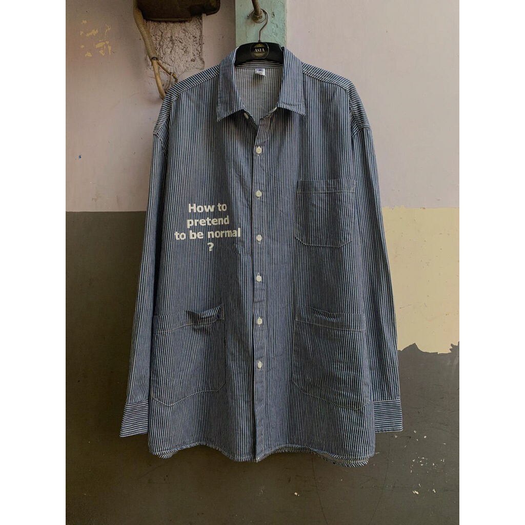 kemeja outer okkane size 3XL preloved