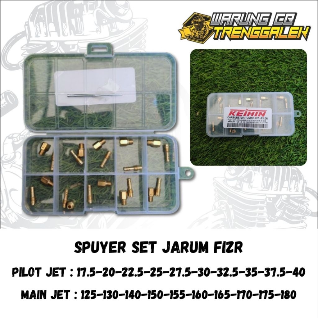 PILOT JET MAIN JET FIZ R F1Z R SPUYER KARBU FIZ SET JARUM