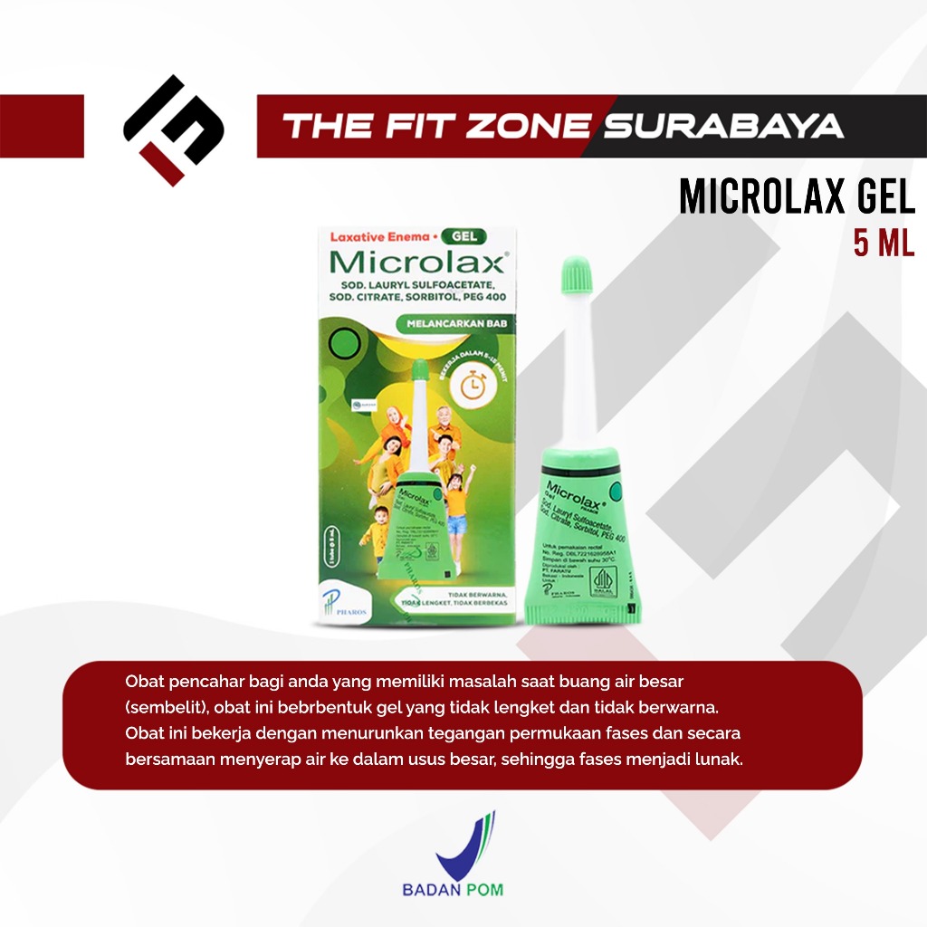 Microlax Gel  5 mL 1 Tube Pelancar BAB Atasi Sembelit Dewasa dan Anak-anak