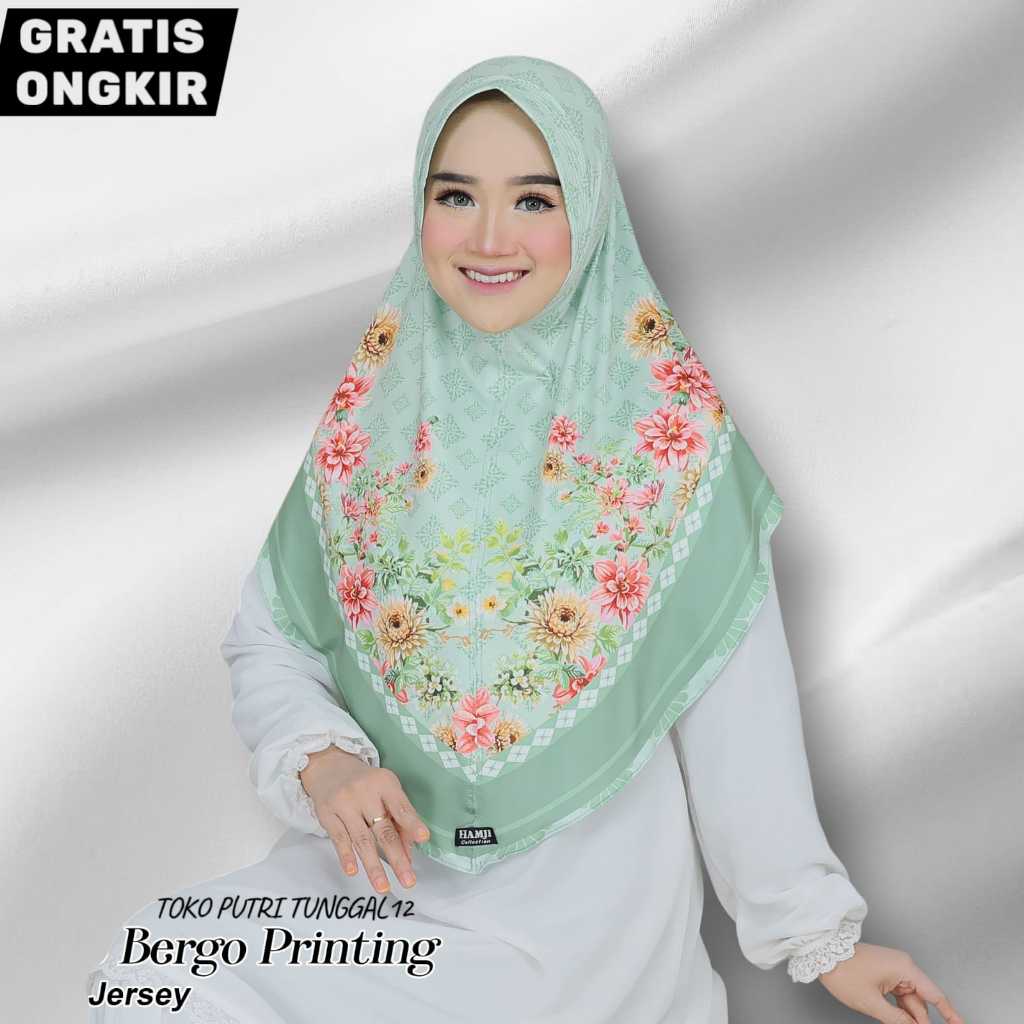 daily hijab bergo instan motif terbaru putri tunggal12 krudung printing