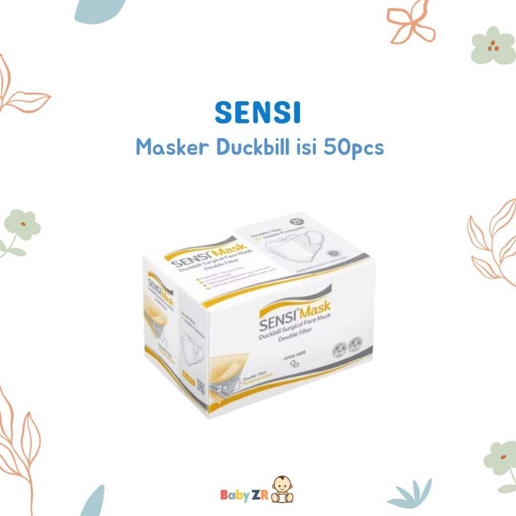 Sensi Masker Duckbill 50pcs