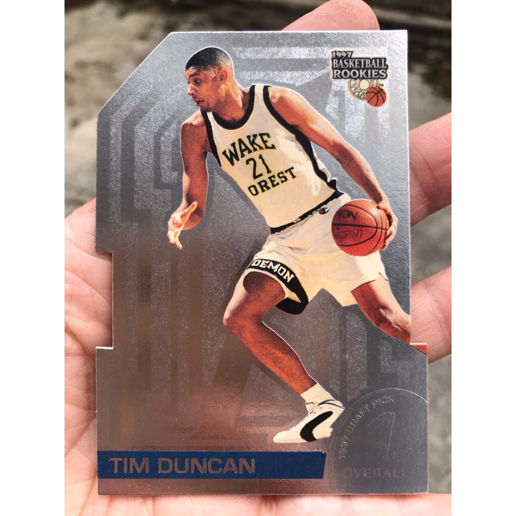 TIM DUNCAN KARTU BASKET SCORE BOARD INSERT 1997