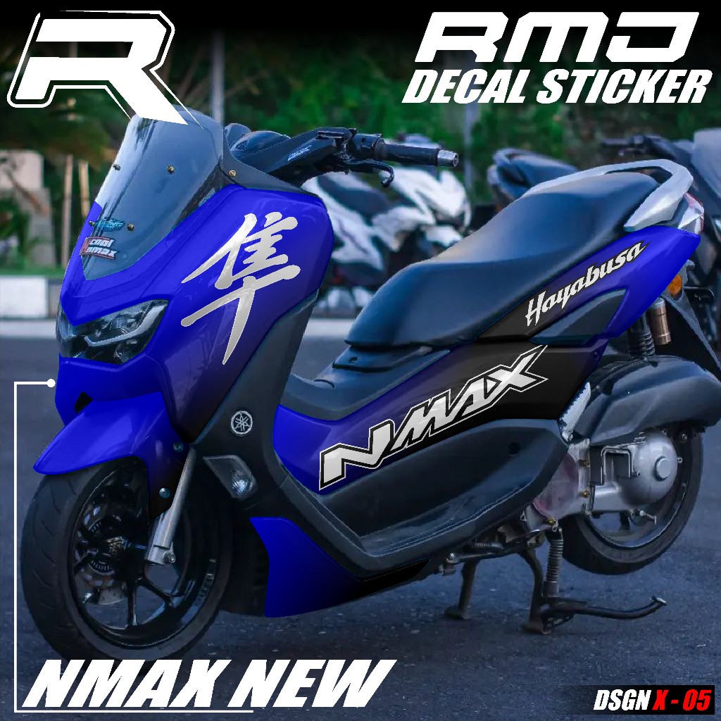 COD Decal Sticker NMAX NEW - Stiker Variasi Skotlet NEW NMAX Terbaru Decal Full body Desain Simpel R